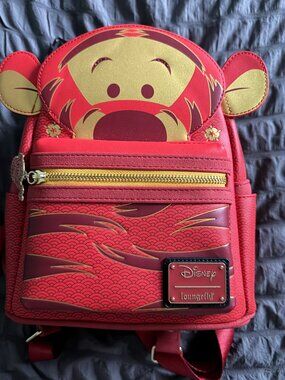 Tigger Red Gold Chinese New Year Loungefly Winnie The Pooh Mini Backpack